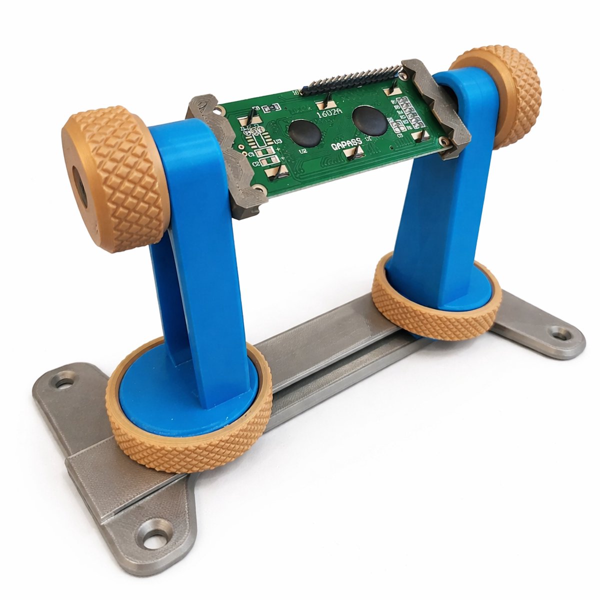 PCB houder verstelbaar 360° draaibaar – printplaat klem tot 20 cm – soldeer hulp tool – elektronica houder printplaat – PCB klem standaard – hobby elektronica gereedschap – printplaat houder verstelbaar DIY reparatie tool