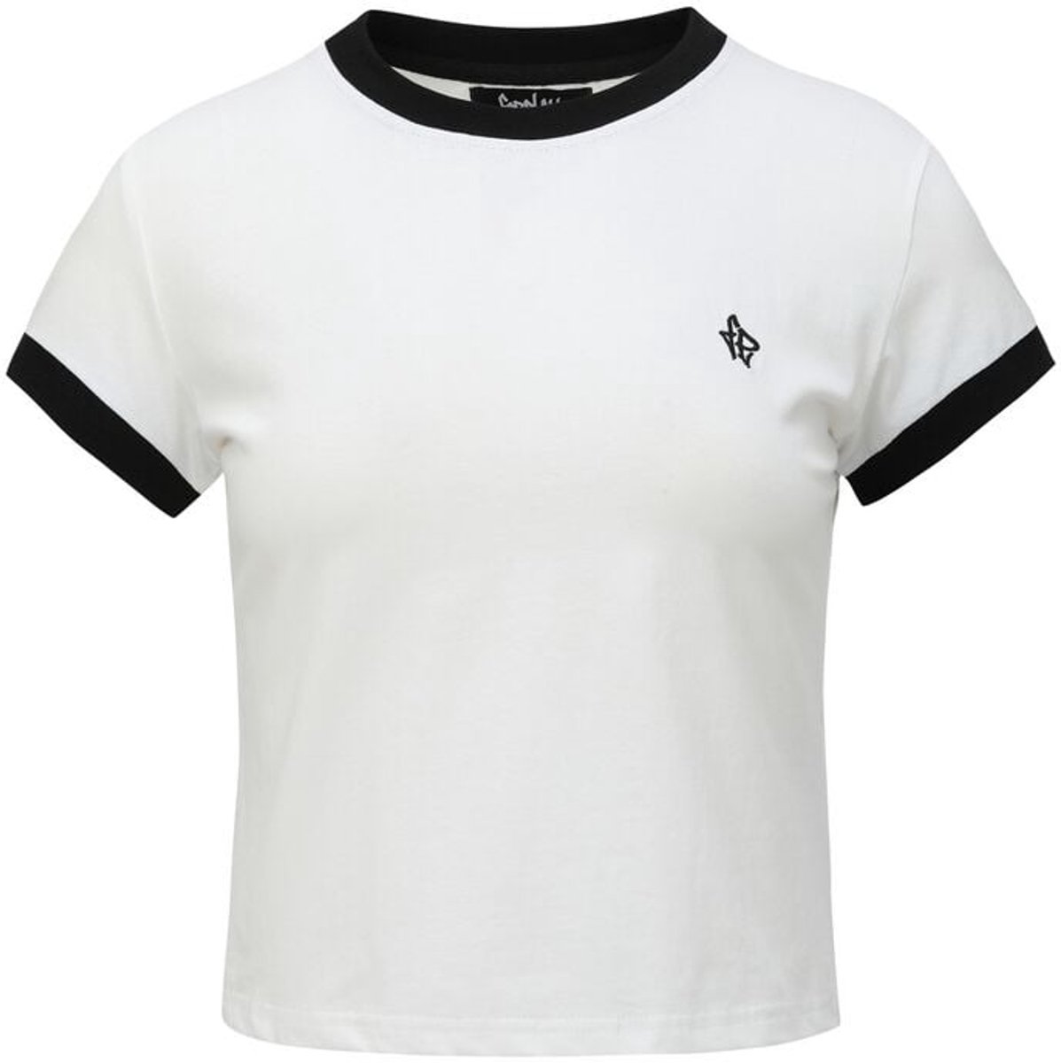Forplay Crop T-Shirt White Dames T-shirt - wit - S