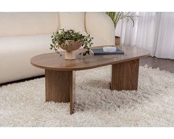Asir - Salontafel - Walnoot - 119 x 60 x 40 cm (L x B x H)