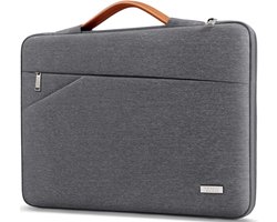 Originap 15,6 inch laptoptas, hoes tas voor 15-15,6 inch Lenovo Thinkpad Ideapad HP Dell Acer ASUS Samsung Chromebook laptop, waterdichte notebooktas, stootvaste beschermhoes, donkergrijs