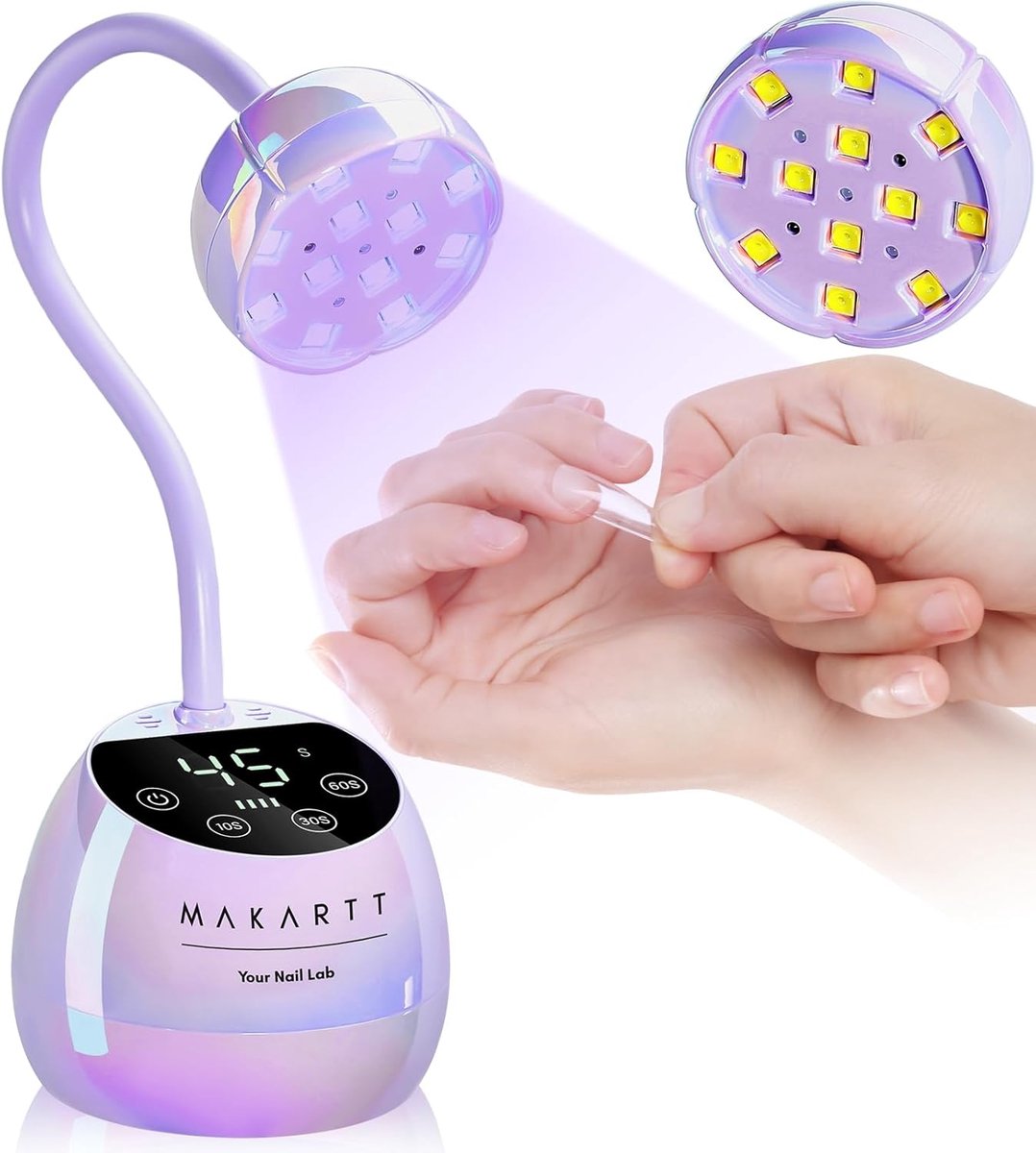 Nagel Uithardingslamp - UV Lamp Gel - Nagels Drogen - Automatische Sensor - 10x10x5 cm