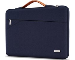 Originap 15,6 inch laptoptas, hoes tas voor 15-15,6 inch Lenovo Thinkpad Ideapad HP Dell Acer ASUS Samsung Chromebook laptop, waterdichte notebooktas, stootvaste beschermhoes, donkergrijs