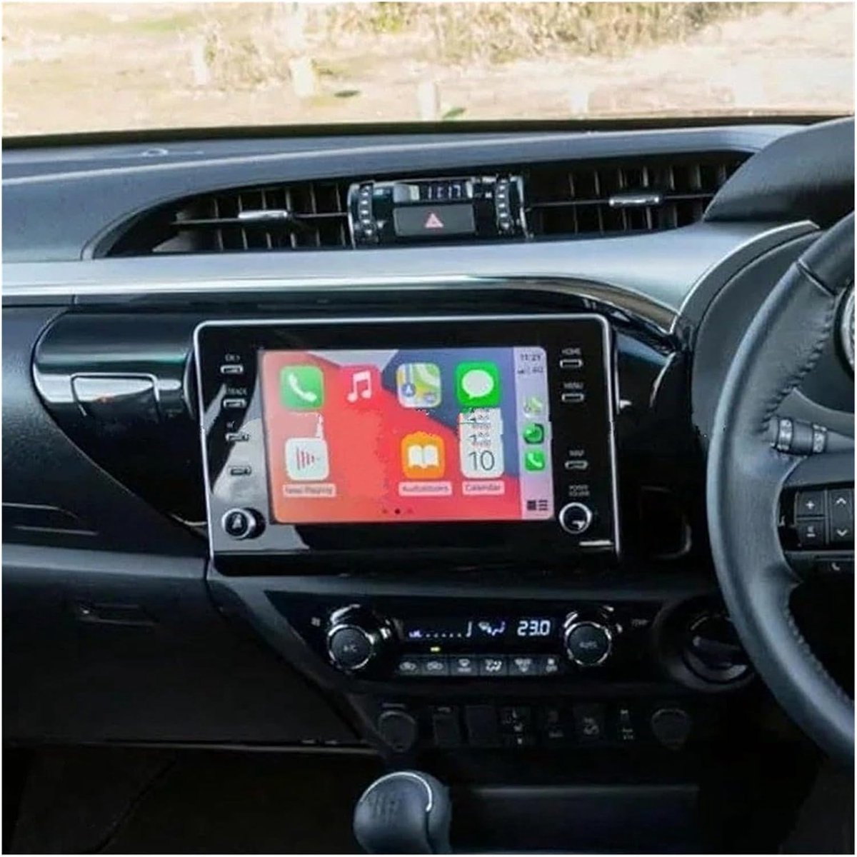 Navigatie Schermfolie - Gehard Glas Protector - Auto Interieur - Hoge Transparantie - 8 Inch