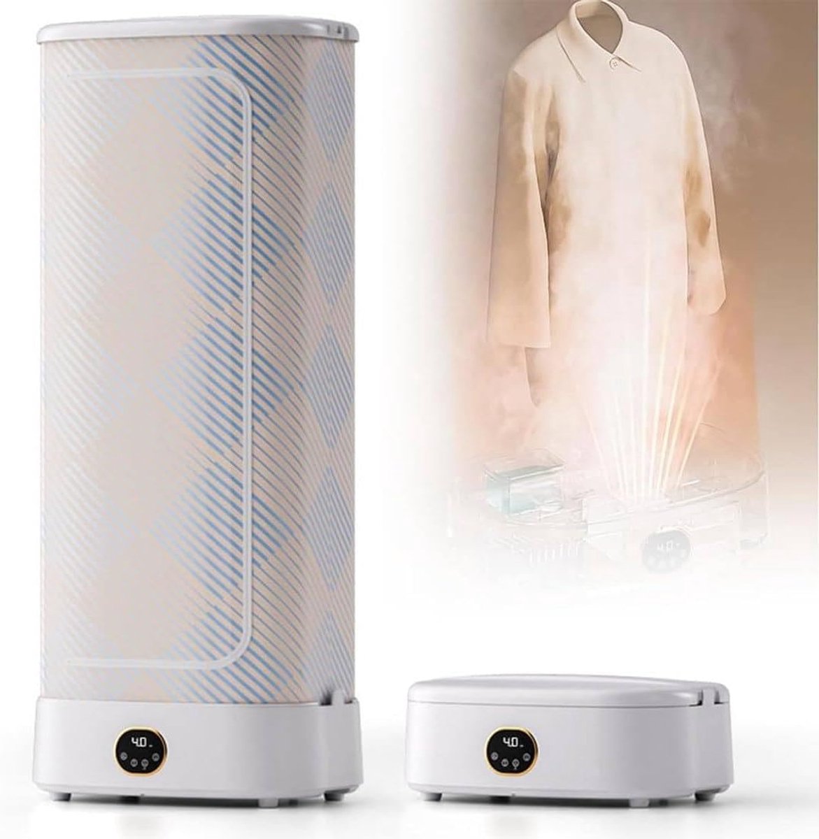 Kledingstomer - Stoomapparaat - Kreukels Verwijderen - 360° Hete Lucht - 1000W