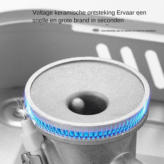 Kampeer Kooktoestel - Outdoor Stove - Kamperen Koken - Gelijkmatige Warmte - 26x23x9 cm — afbeelding 5