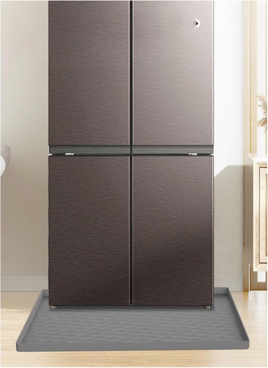 Siliconen Mat - Apparaat Onderlegger - Vochtige Ruimtes - Antislip Lekvrij - 65x60cm - Grijs