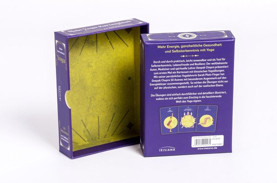 Yoga Kaartenset - Zelfkennis Oefeningen - Energie Verhogend - 50 Asana Kaarten - 10x3x14 cm — afbeelding 2