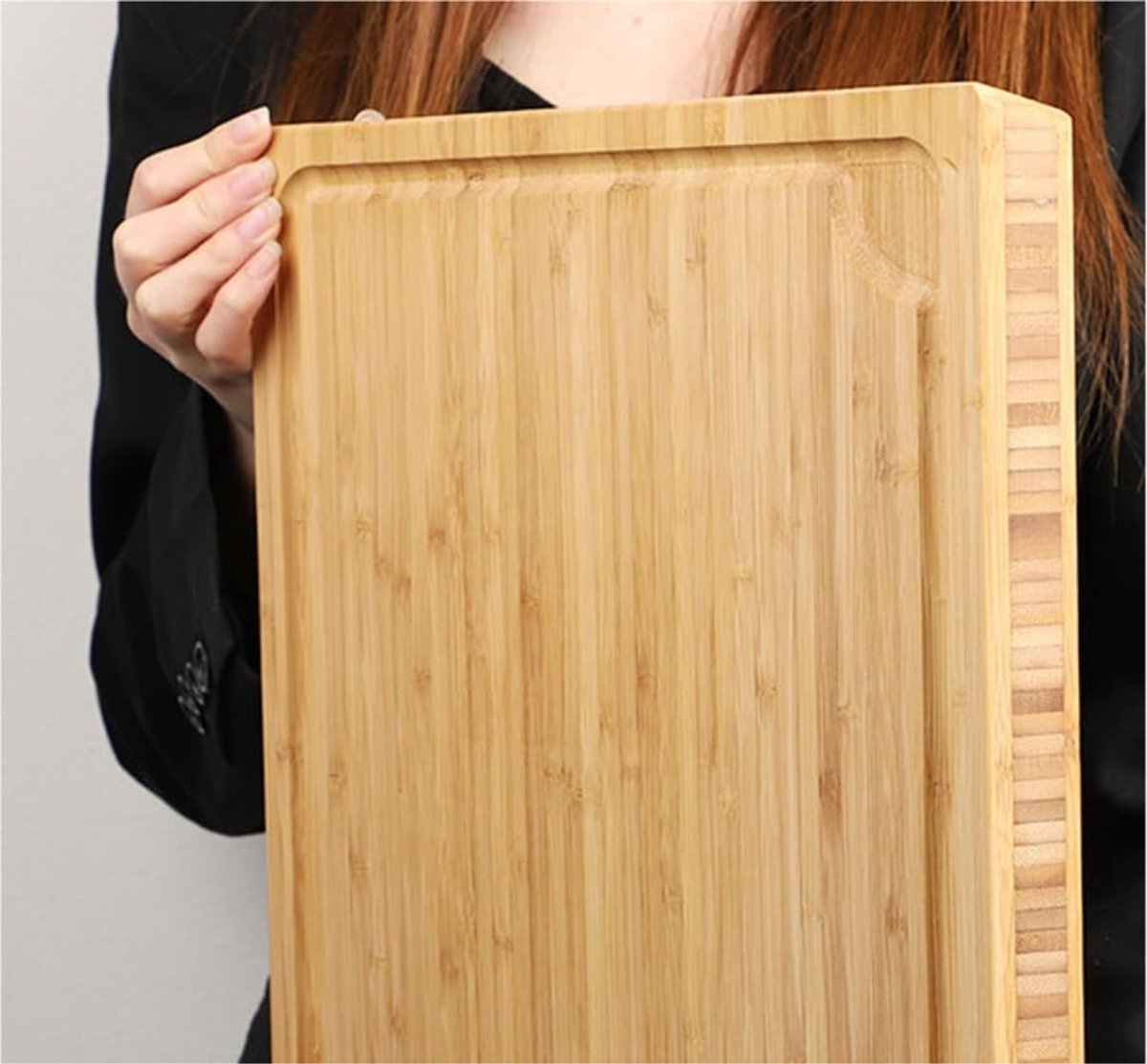 Houten Snijplank - Keuken Hakblok - Bereiden van Maaltijden - Gepersonaliseerd Cadeau - 49 x 8 x 37 cm — cadeau in Cadeau-ideeën - foto 2