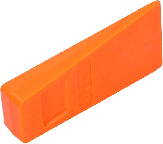 Houtkap Wig - Boom Splijtwig - Veilig Kappen - Vergroot Wrijving Patroon - 55 Inch Lengte - Oranje — afbeelding 3