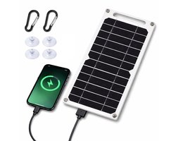 30W USB Zonnepaneel | Waterdicht IP65 | Outdoor Wandelen & Kamperen | Draagbare Oplader voor Smartphone & Powerbank | 6.8V Zonnepaneel Charger