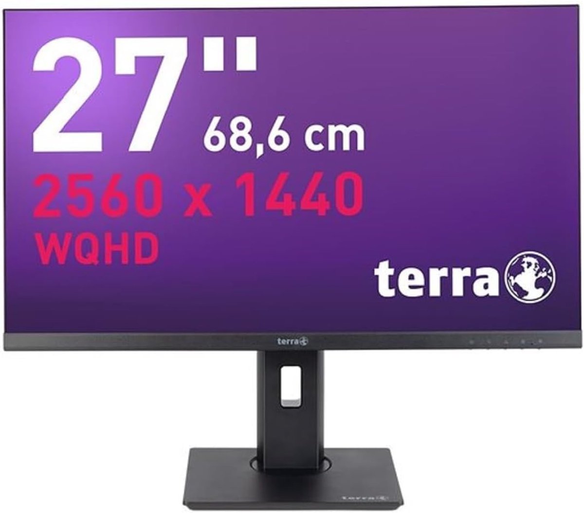 27 inch monitor - Full HD scherm - Kantoor werk - Slank design - 62 x 36 cm - Zwart