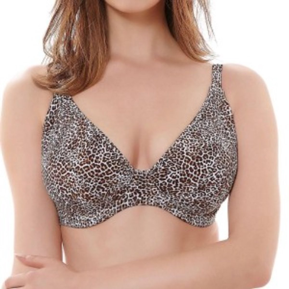 Freya Rumble Bikini Top Tijgerprint Bruin