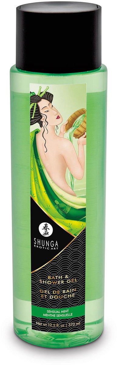 Shunga - Bath & Shower Gel Sensual Mint 370 Ml