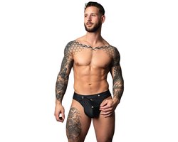 Male Power Sexy Snap Off Tanga - Zwart - Maat L/XL