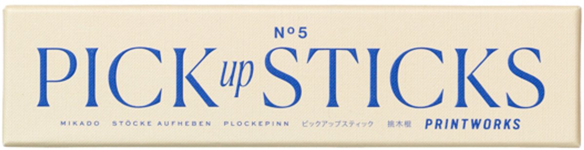 Printworks Spel Classic - Pick Up Sticks - Blauw