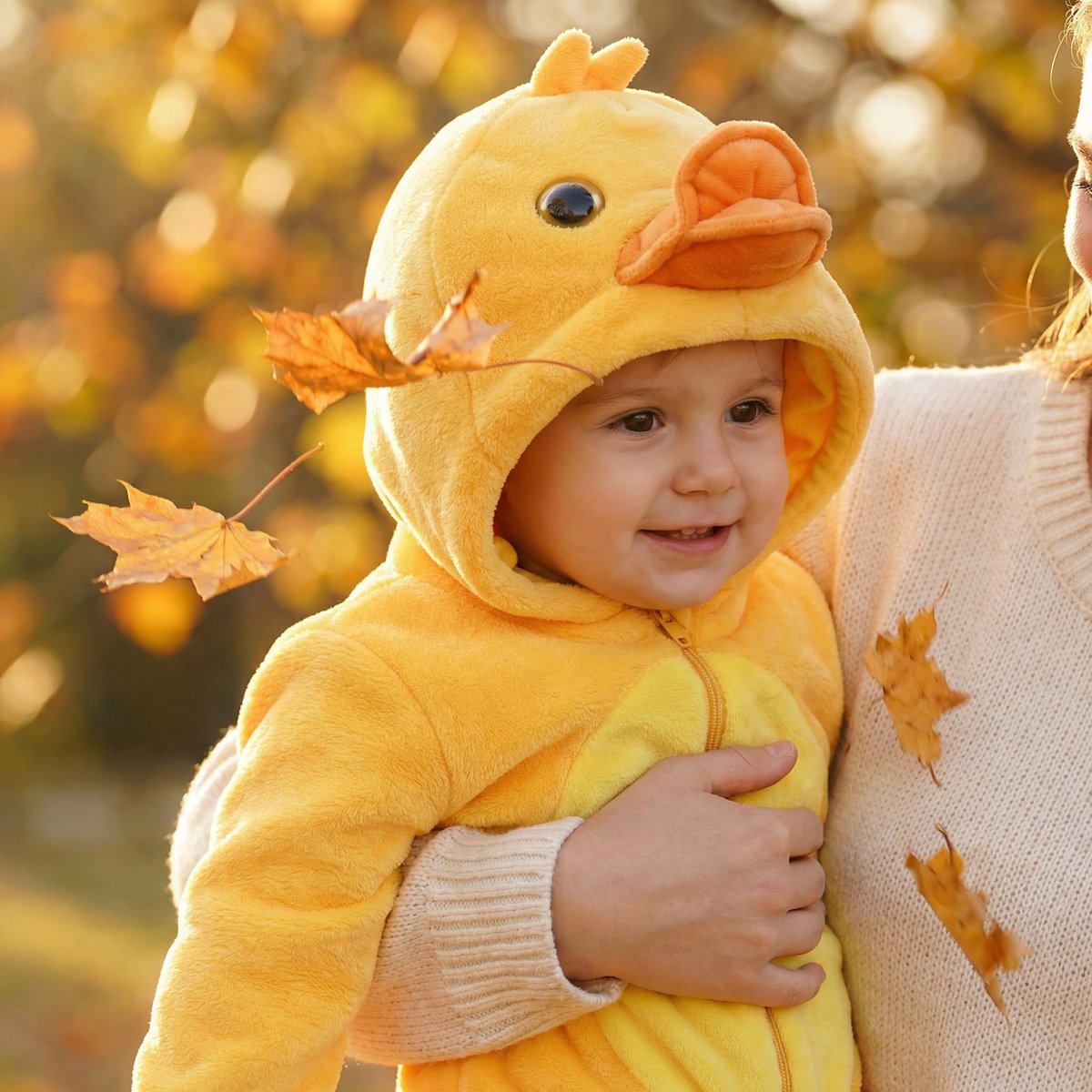 JAXY Baby Onesie - Carnavalskleding Kinderen - Verkleedkleren Jongen en Meisje - Verkleedkleding Kind - Romper - EU (label 120) - Duck — afbeelding 7