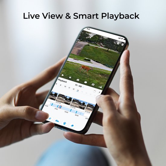 Reolink TrackMix LTE + Zonnepaneel, 4K Dual Lens 4G LTE Mobiele Beveiligingscamera Buiten, 360° PTZ met Auto-tracking, Zonne-energie Zonder WiFi, 6× Hybride Zoom, 8MP Kleuren Nachtzicht, SIM-kaart Inbegrepen, Bewegingsmelding van Reolink — afbeelding 2