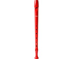 HOHNER blokfluit, Melody Line, Duitse vingerzetting, eendelig, kunststof, rood.
