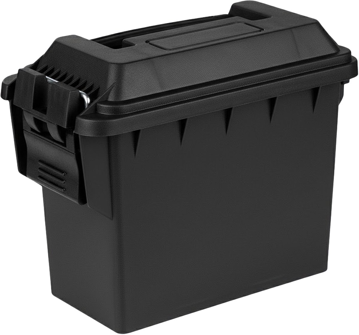 Fosco industries outdoor/tuin opberg box - waterdicht - zwart - 3 liter - 22 x 11 x 17 cm - kunststof