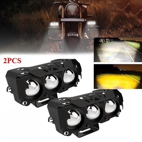 LED-spotlights 2 stuks voor Motorfietsen
