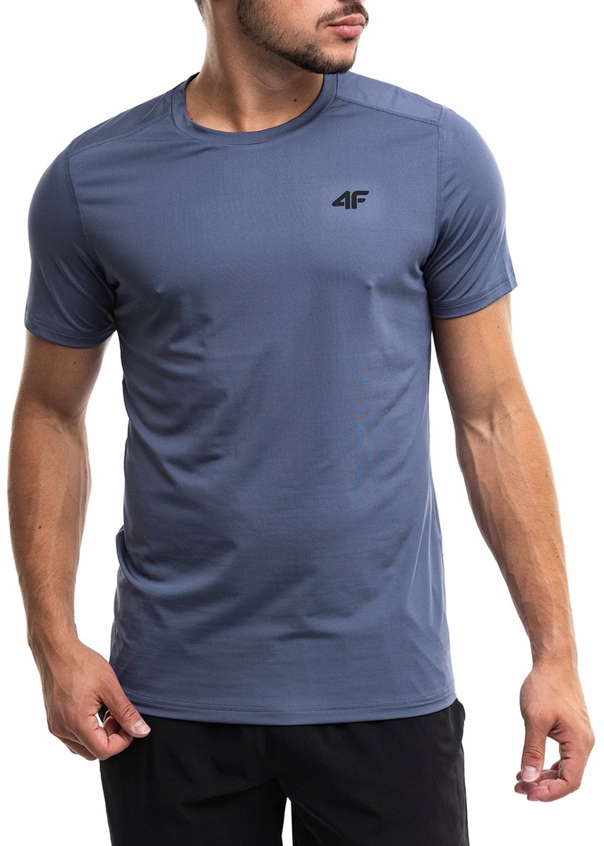 4F Sportshirt Heren - Blauw - Polyester