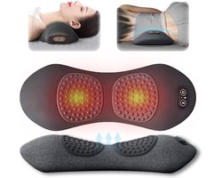 3-in-1 rugmassageapparaat - een drievoudig geïntegreerd rugmassageapparaat voor een soepele wervelkolom - geschikt voor de zitbeenderen - met elektrische tractie, liftfunctie en warmtetherapie.