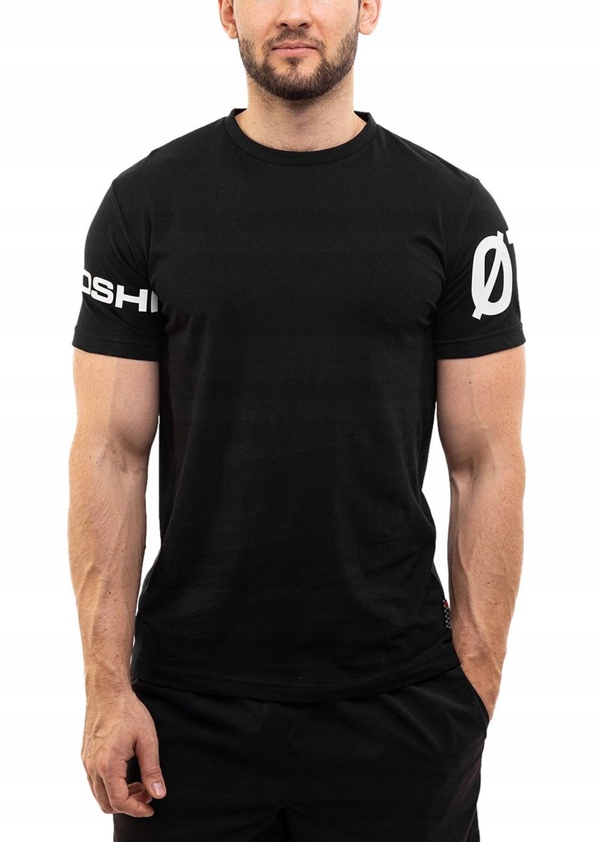Ozoshi Sportshirt Heren - Zwart - Polyester