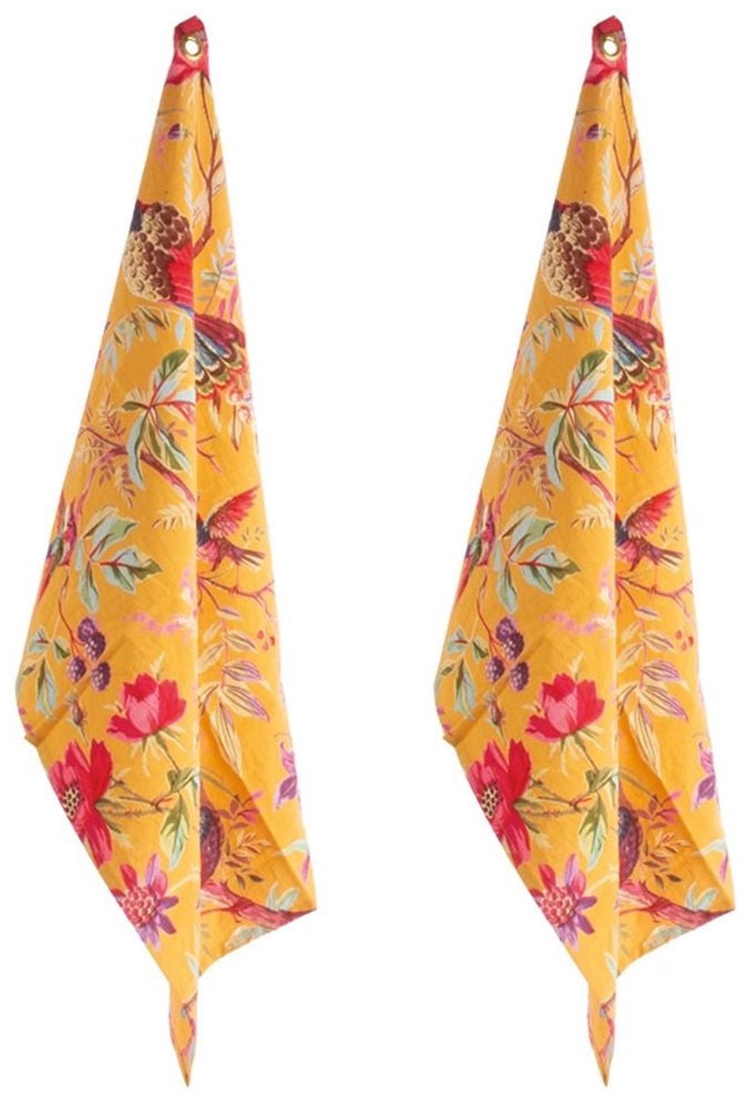 Imbarro Keukendoeken set-van-2 Paradise Yellow 70x50cm