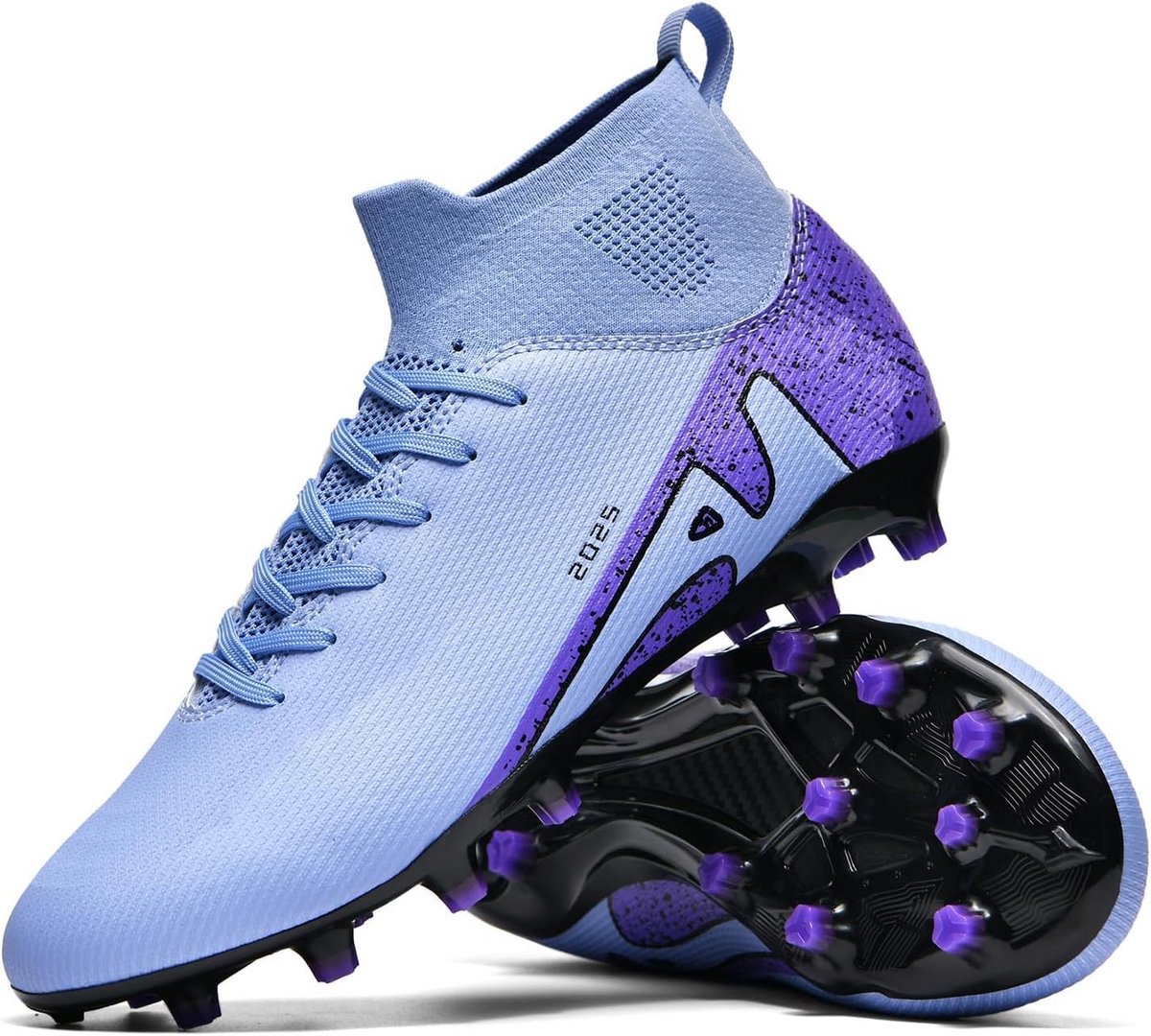 Kmrlofiy Voetbalschoenen voor heren professionele voetbalschoenen voetbalschoenen outdoor sport atletiek heren jongens sportschoenen veters trainingsschoenen