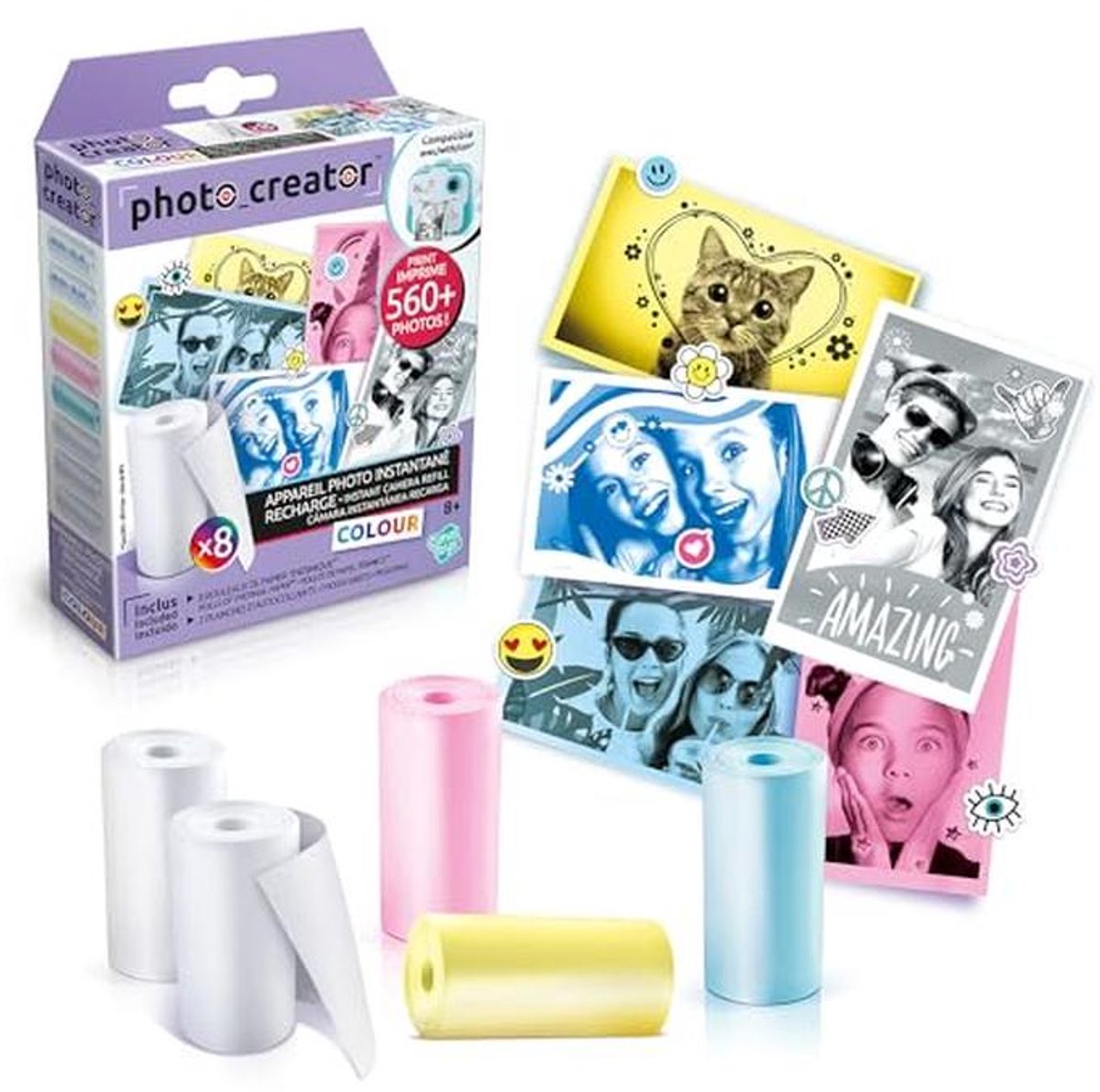 Instant camera navulset met kleurpapier – Creatief plezier voor kinderen