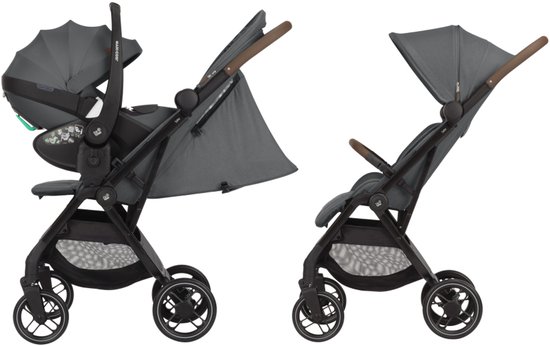 Maxi-Cosi Soho Ultracompacte kinderwagen - vanaf de geboorte tot ca. 4 jaar (0 - 22 kg) - Twillic Graphite van Merkloos — afbeelding 3