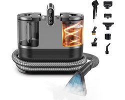 Vlekkenreiniger 1200W - Krachtige Tapijtreiniger - 9 Opzetstukken - Matrasreiniger & Bank Reiniger - Tapijt Apparaat Meubelreiniger - Haarverwijderaar Stofzuiger Voor Dierenharen Reinigen - Voor Bank, Auto, Matras