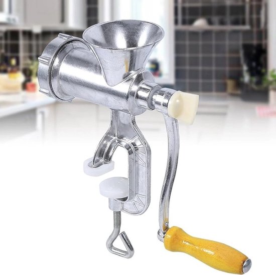 Store_8 - Handmatige vleesmolen - Vleesmolen en worstmaker - Aluminium - Worstvulbuis - Voor het maken van verse worst - Handig voor thuisgebruik — afbeelding 5