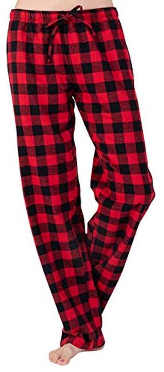 Dames 100% Katoen Super Zachte Flanel Pyjama/Lounge Bottoms Met Zakken