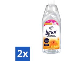 2 x Lenor Strijkwater Summer Breeze 1 liter - Strijkwater Summer Breeze - Zomerse Geur - Textielverfrisser - Wasgoed Geur - Kleding Verzorgen