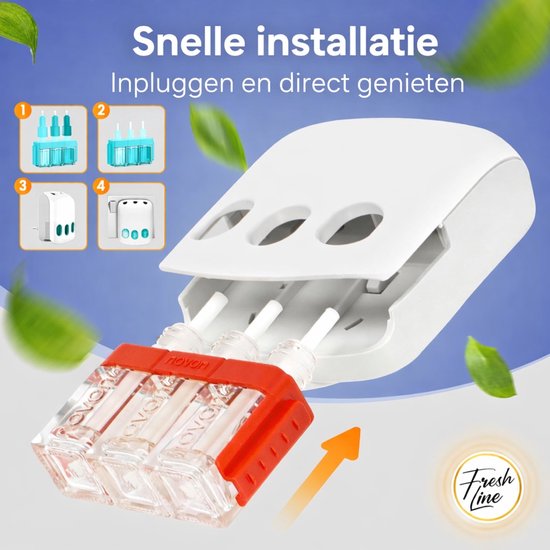 3volution Cookie Fresh Line® - Luchtverfrisser Navullingen 6 stuks - Vanilla & Cookies ...
