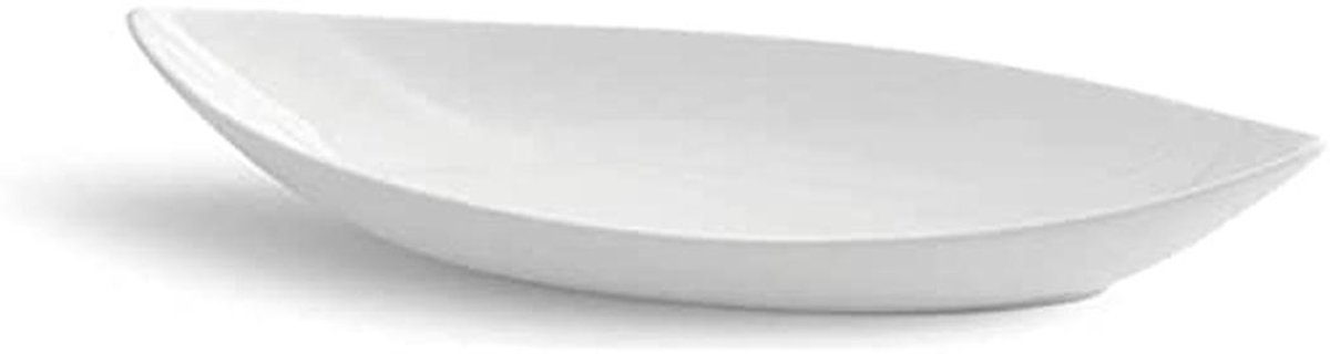 Partyschaal in bootvorm - Snackschaal 31 x 14 x 8 cm, Wit
