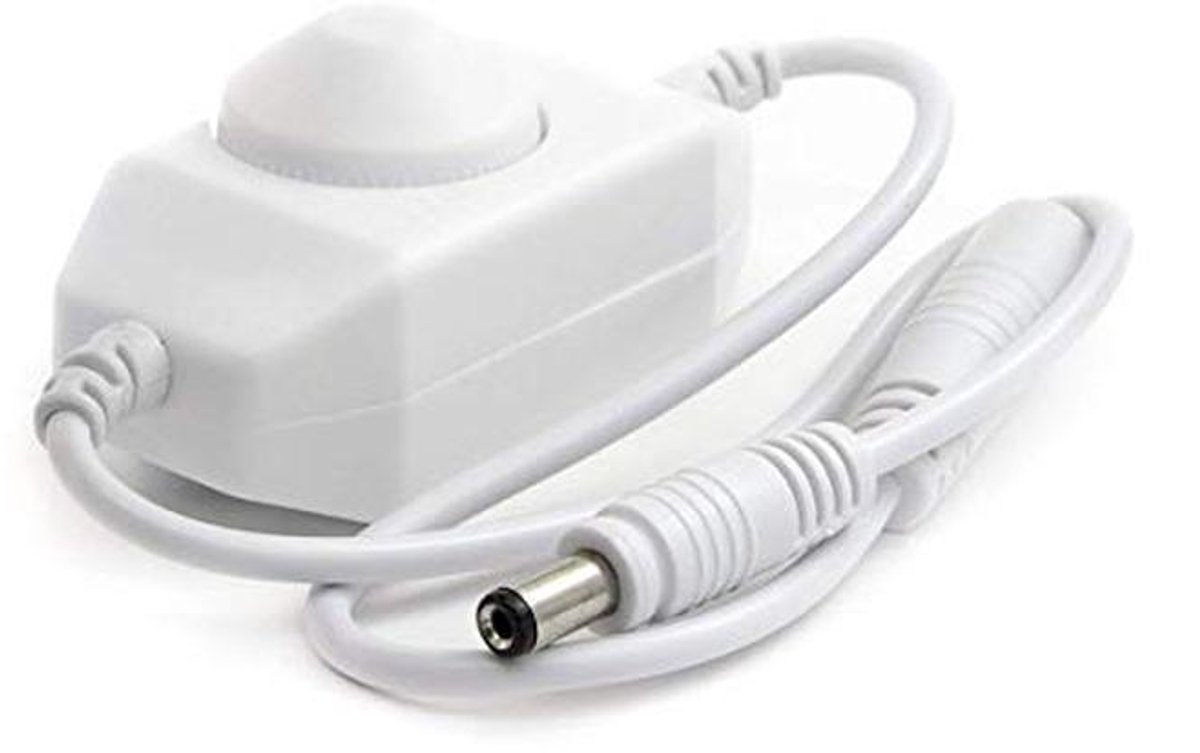 12V-24V PWM Dimmer voor LED Strips - In-Line Dimbaar Schakelaar voor Dimbare Verlichting
