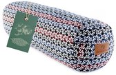 #DoYourYoga Tarik Cylindre de Yoga Traversin avec Housse 100% Coton Lavable Bio-Organic Sarrasin 68 x 22cm Coussin de Yoga Méditation/Assis/Coussin Zafu pour Yin Yoga