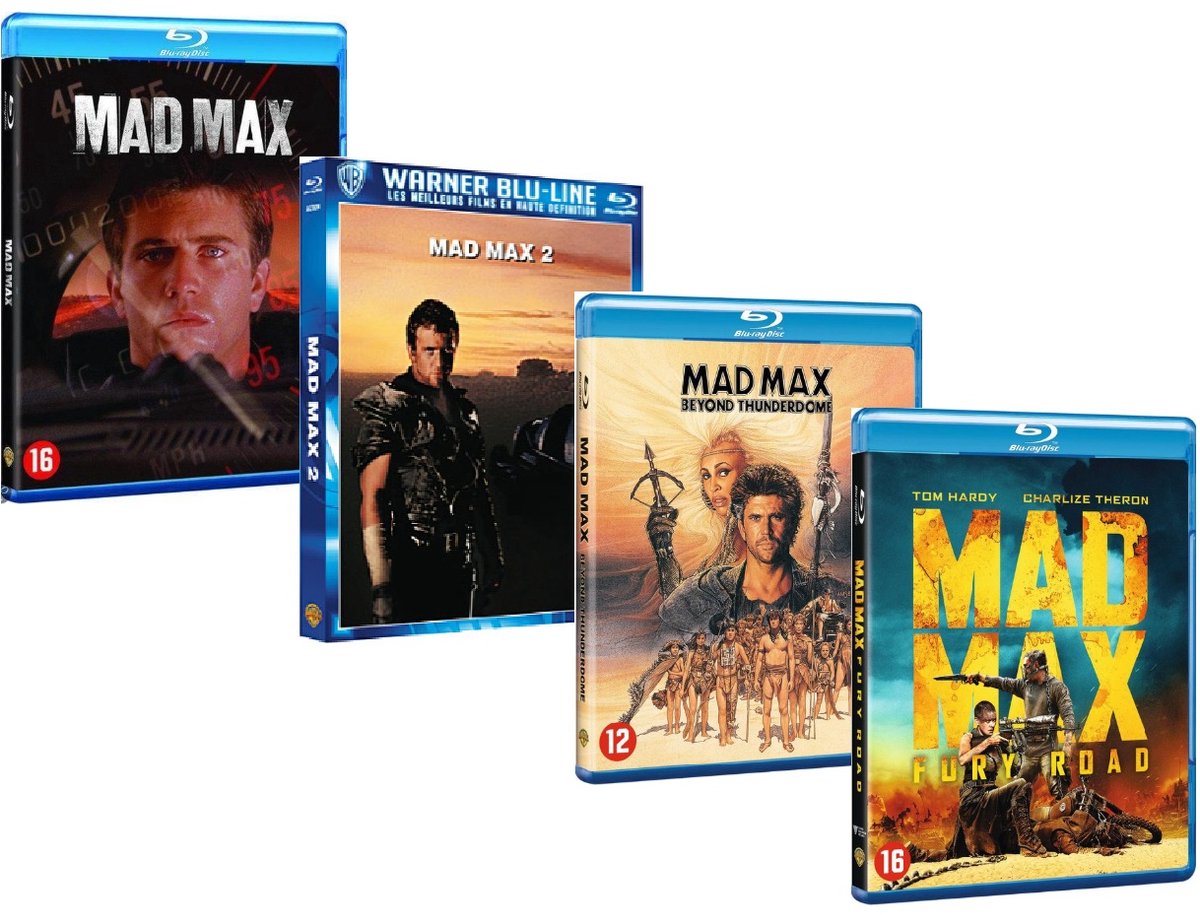 Mad Max Quadrilogy ( 4 aparte blu-ray boxen )