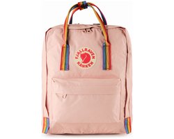 Fjällräven vrijetijdsrugzak rugzak Kånken Kånken Rainbow 16L Chalk Rose - Rainbow oud roze