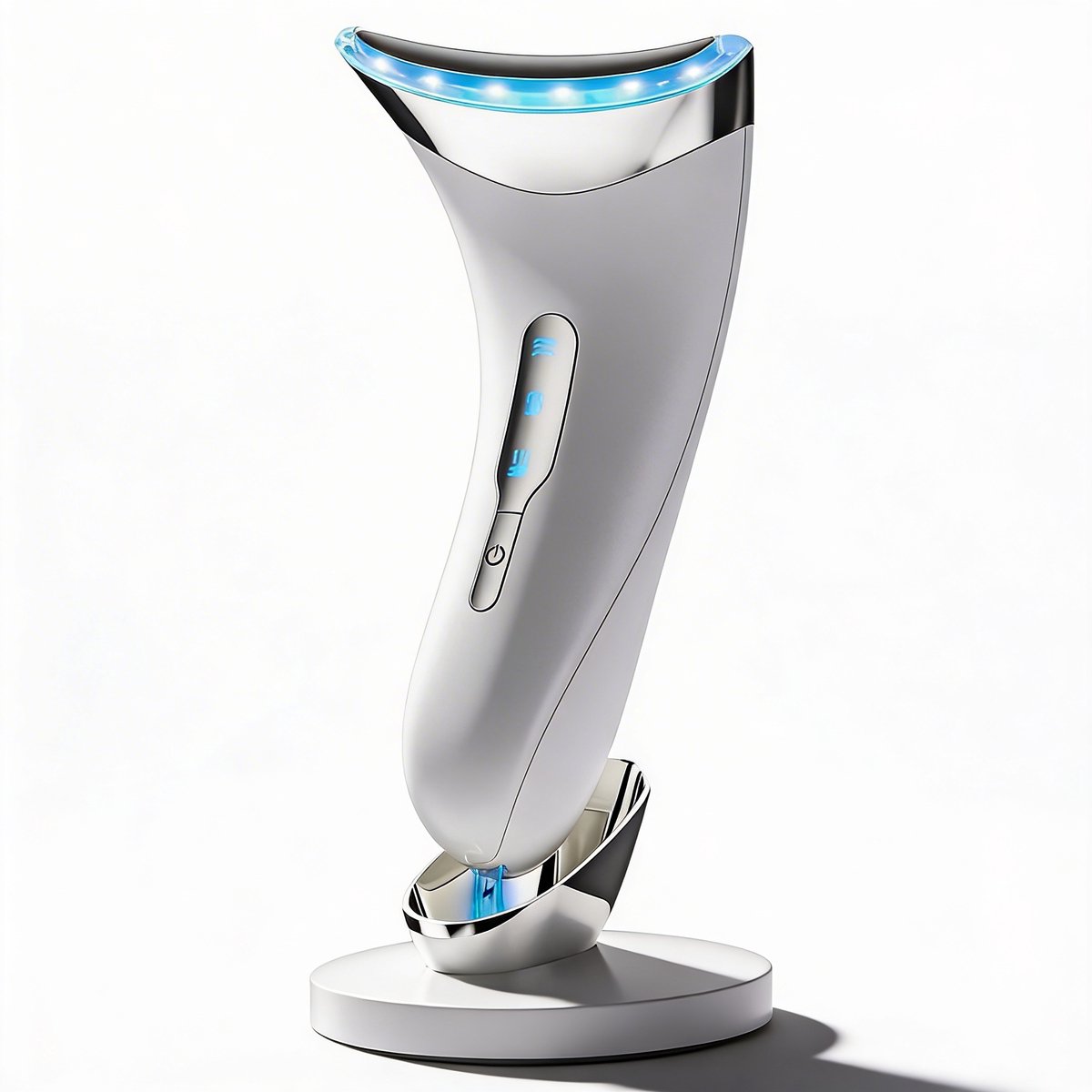 Gezichtsmassage Apparaat Professionele Lifting & Huidversteviging – Facelift Apparaat Huidverjongingsapparaat Met EMS Microstroom En 45°C Warmtefunctie – 3 LED Verzorging Voor Hals En Oogcontour | Luxe Anti-Aging Thuisbehandeling