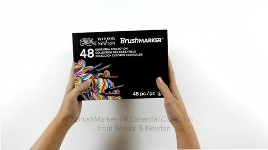 Winsor & Newton 0290080 Promarker Brush 48 Essential Collection | Professionele alcoholmarkers & layoutmarkers