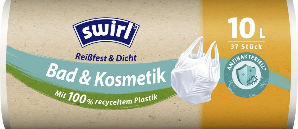 10 Liter Stevige Vuilniszakken met Trekband – 37 stuks