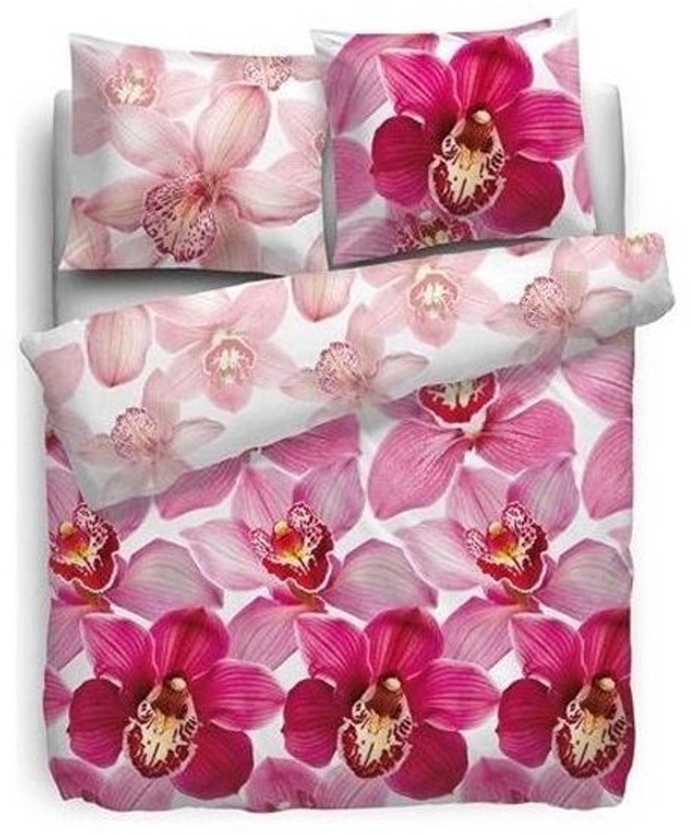 Face2Face Cheri Dekbedovertrek - Eenpersoons - 140x200/220 cm - Roze