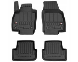 Frogum No.77 - Automatmatten passend voor Audi A1 II vanaf 2019 - 3D Korfmodel - TPE Rubber - Zwart