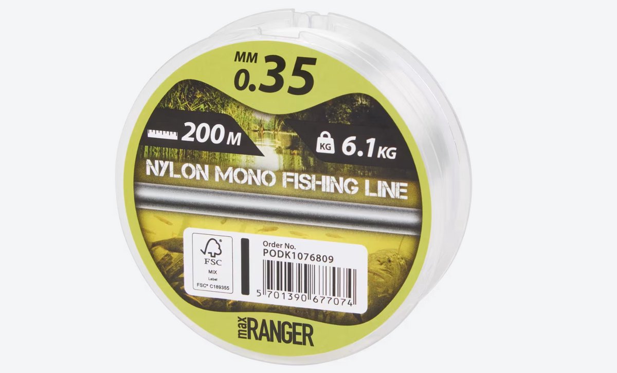 Vislijn - Vislijn Helder - Visdraad - Nylon - 0.35 mm - 200 meter