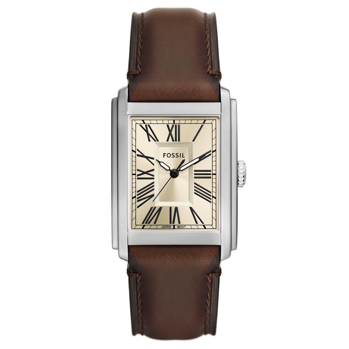 Fossil CARRAWAY FS6012 Heren Horloge 30 mm - Bruin