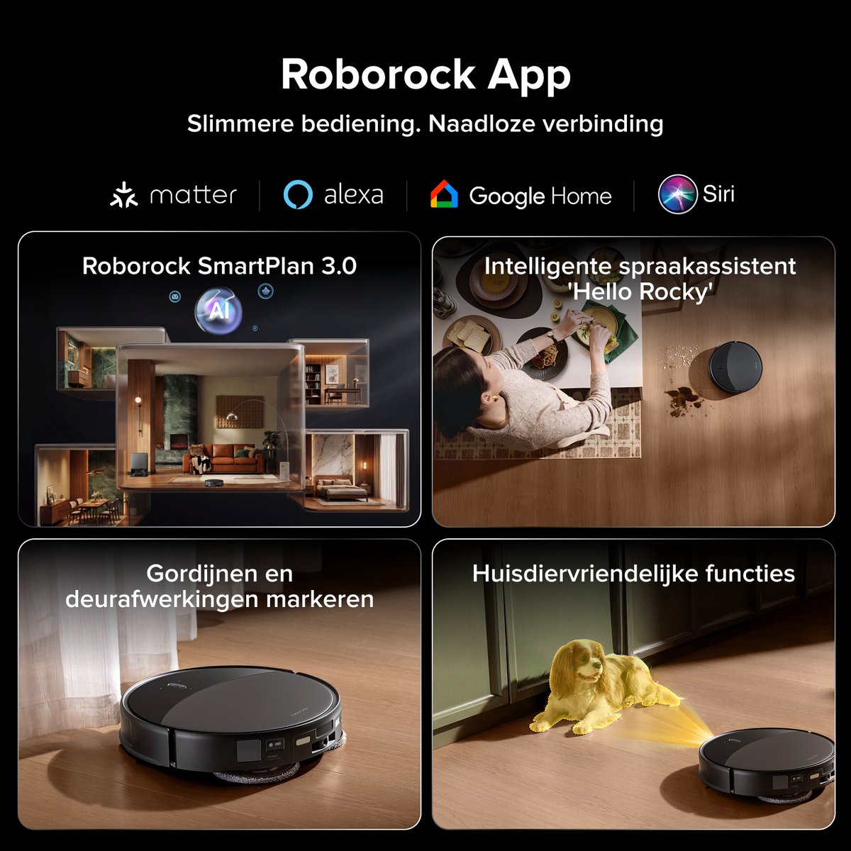Roborock Saros 20 Set–Robotstofzuiger Met Dweilfunctie–Digitale motor 36000Pa–AdaptiLift Chassis 3.0–Autonoom StarSight systeem 2.0–100℃ Warmwatermopwas–Zelfreinigend Station & Anti-Klit Borstels–Slimme spraakassistent-Saros 10R Upgrade — afbeelding 4