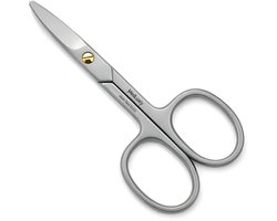 Medluxy - Nagelschaar Diabetes - Medische RVS Nagelschaar met Gebogen Bladen - Veilig Afgeronde Punt - Baby Nagelschaar - Professioneel & Thuisgebruik - 9,5 cm